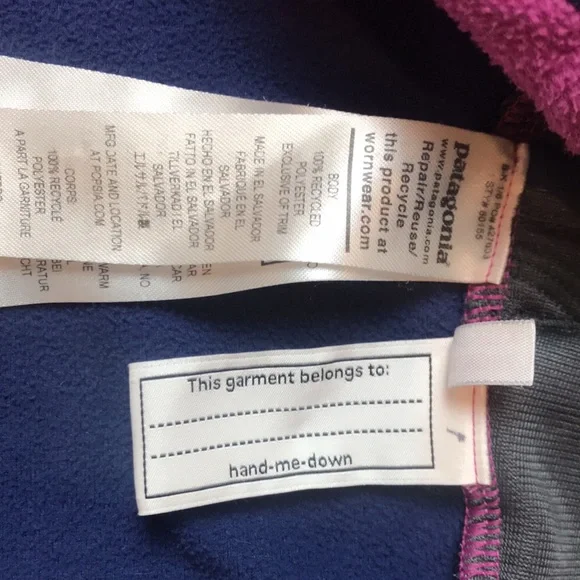 Patagonia Fleece Jacket (size 6-12m)